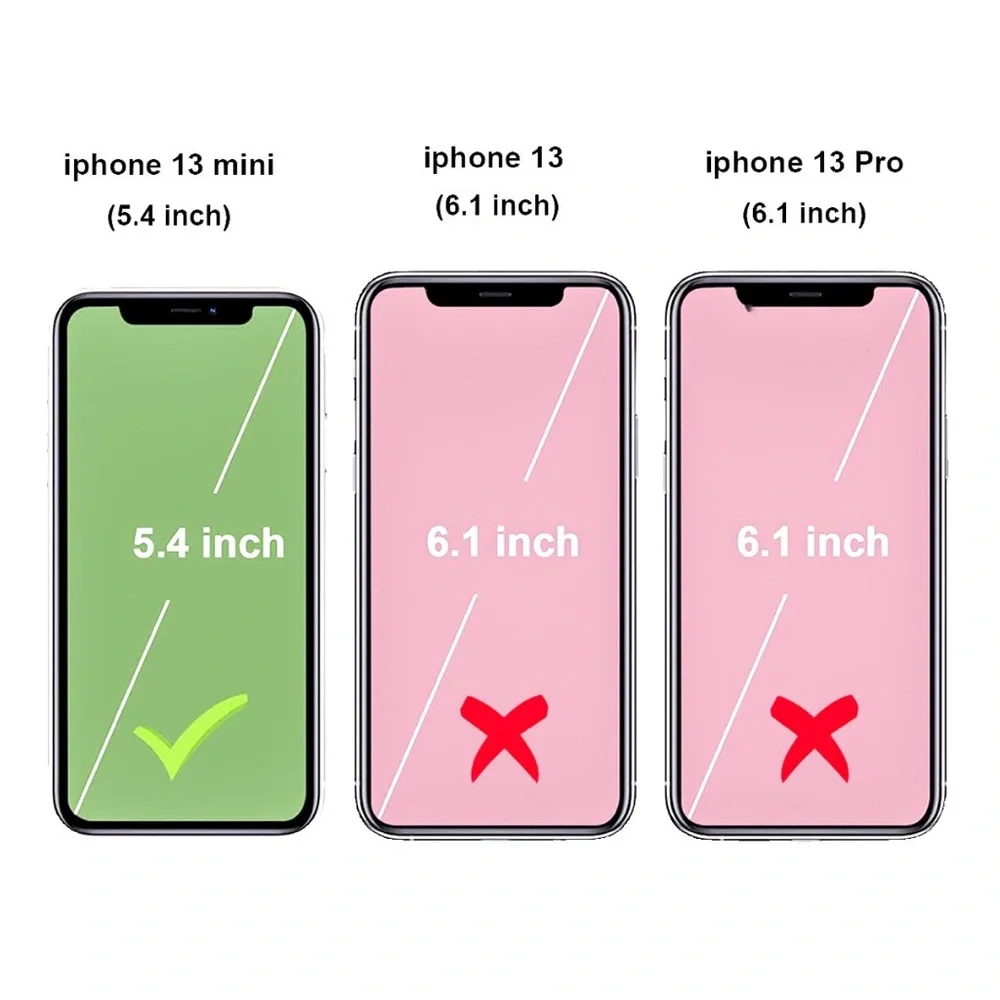 Apple iPhone 13 Mini Pink 128GB (Unlocked) Bundle w/ Screen Protectors + Cables